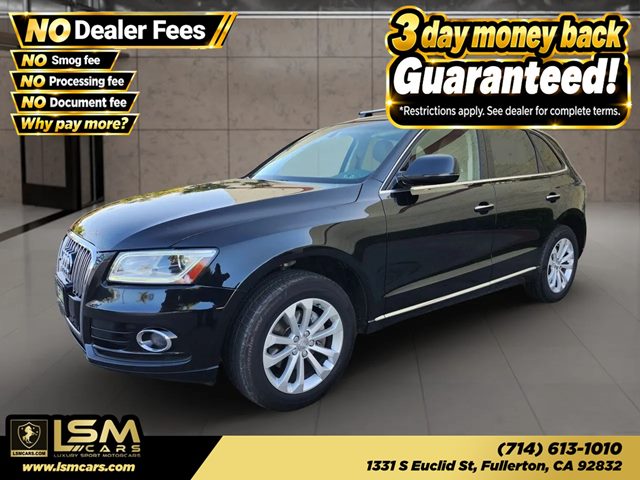 Black 2015 Audi Q5 SUV / Crossover All-Wheel Drive Automatic