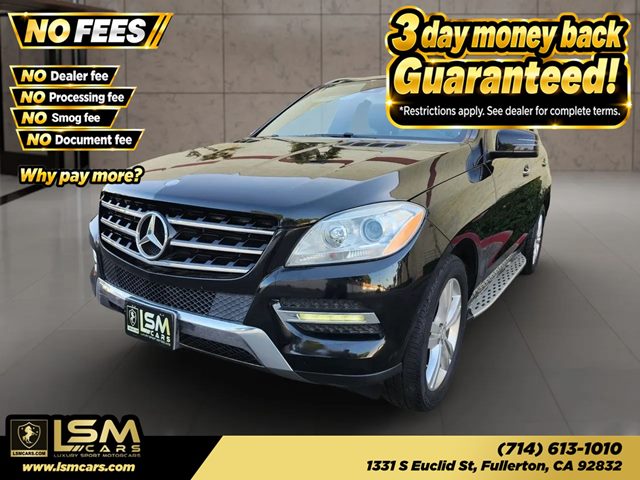 Black 2014 Mercedes-Benz M-Class SUV / Crossover Rear-Wheel Drive Automatic
