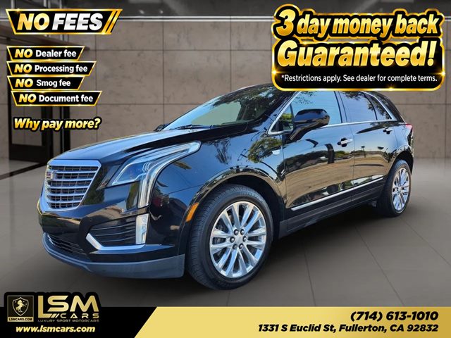 Stellar Black Metallic 2017 Cadillac XT5 SUV / Crossover Four-Wheel Drive Automatic