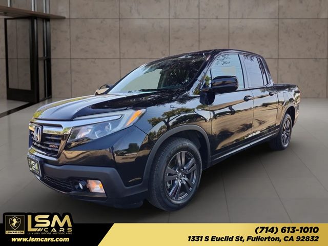 Black 2019 Honda Ridgeline Pickup Truck Front-Wheel Drive 6-Speed Automatic