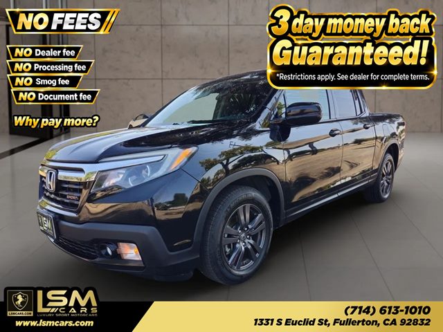 Crystal Black Pearl 2019 Honda Ridgeline Pickup Truck Front-Wheel Drive Automatic