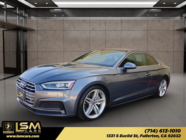 Gray 2018 Audi A5 Coupe All-Wheel Drive 7-Speed Automatic