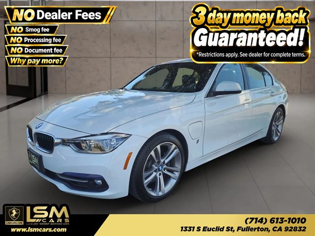 White 2018 BMW 3 Series Sedan Rear-Wheel Drive 8-Speed Automatic