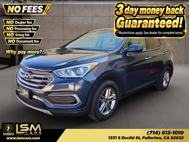 Marlin Blue 2018 Hyundai Santa Fe Sport SUV / Crossover All-Wheel Drive Automatic