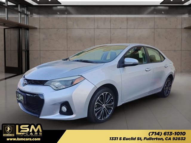 Silver 2016 Toyota Corolla Sedan Front-Wheel Drive Continuously Variable Transmission