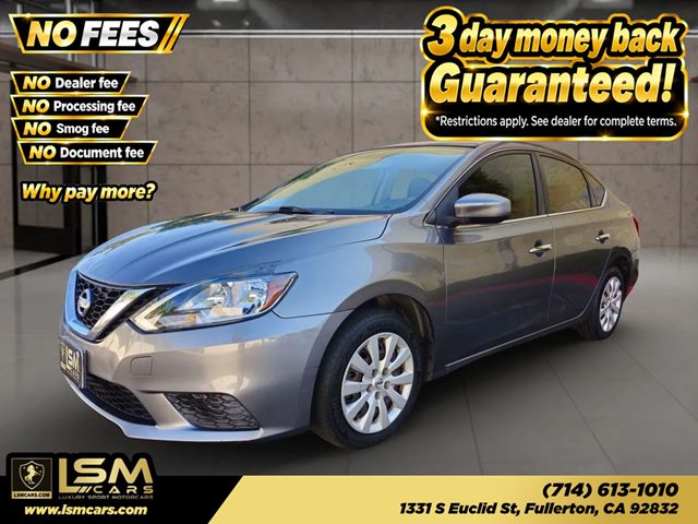 Gray 2016 Nissan Sentra Sedan Front-Wheel Drive Automatic