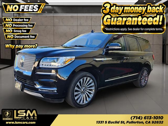 Infinite Black 2020 Lincoln Navigator SUV / Crossover Four-Wheel Drive Automatic
