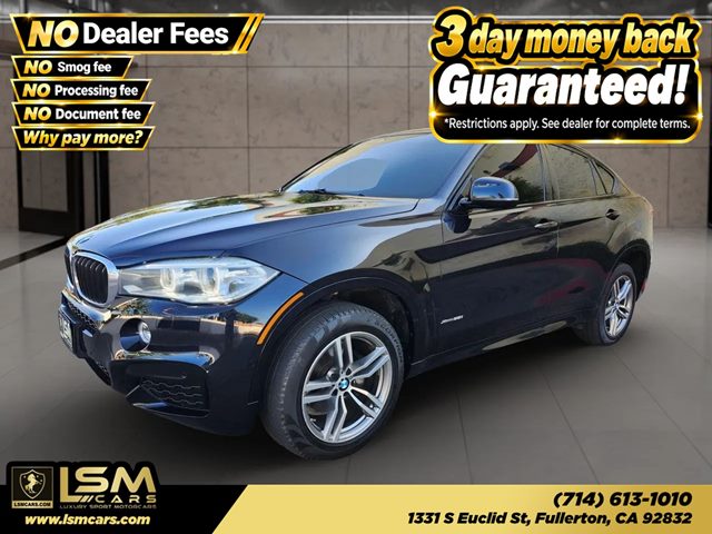 Blue 2016 BMW X6 SUV / Crossover All-Wheel Drive Automatic