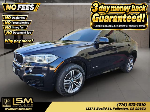 Blue 2016 BMW X6 SUV / Crossover All-Wheel Drive Automatic