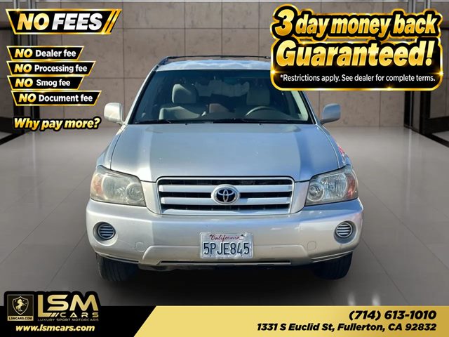 Millenium Silver Metallic 2005 Toyota Highlander SUV / Crossover Front-Wheel Drive Automatic