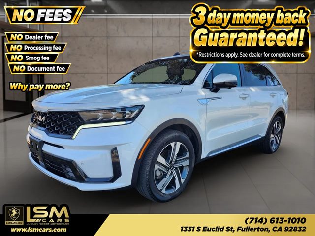 Snow White Pearl 2022 Kia Sorento Plug-In Hybrid SUV / Crossover All-Wheel Drive Automatic