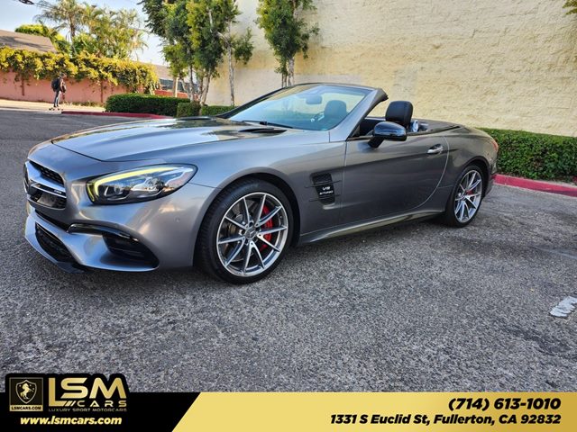 Gray 2018 Mercedes-Benz SL-Class Convertible Rear-Wheel Drive Automatic