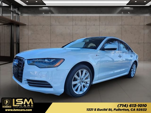White 2013 Audi A6 Sedan All-Wheel Drive Automatic