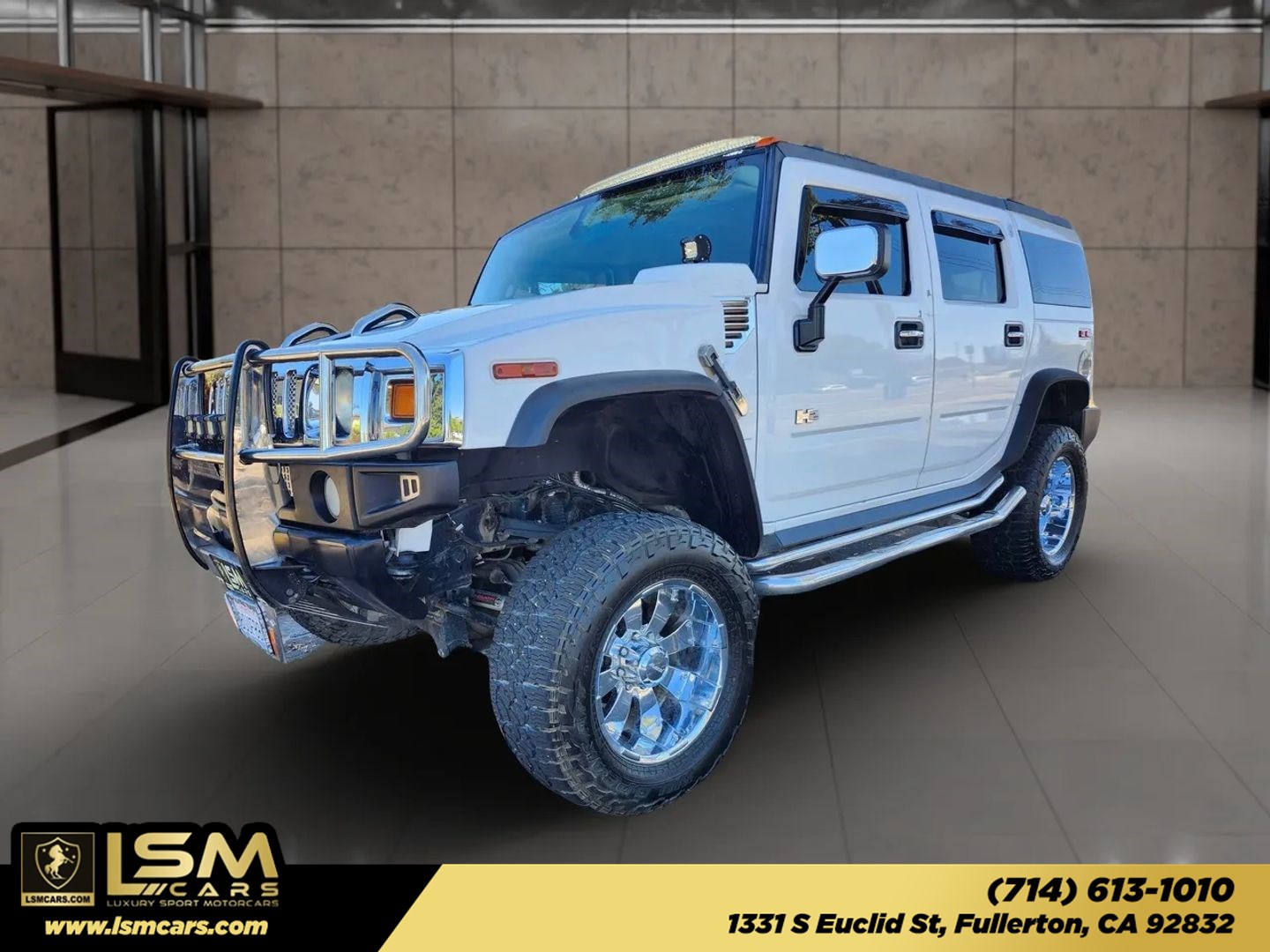White 2003 Hummer H2 SUV / Crossover  Automatic