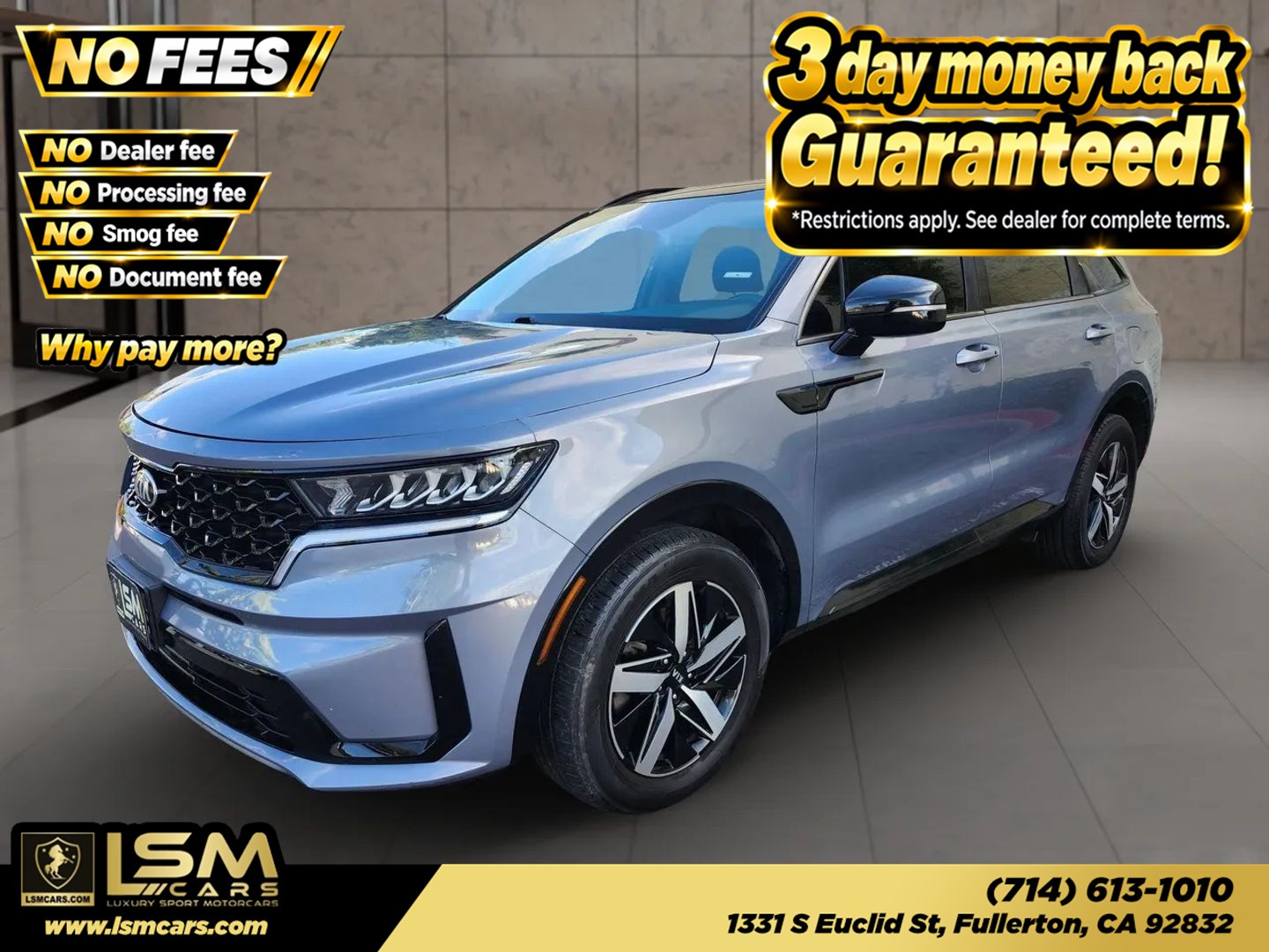 Everlasting Silver 2021 Kia Sorento SUV / Crossover Front-Wheel Drive Automatic