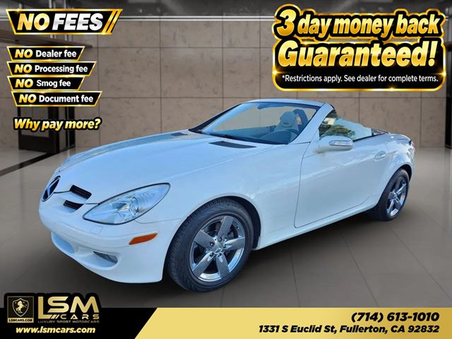 Alabaster White 2006 Mercedes-Benz SLK Convertible Rear-Wheel Drive Automatic