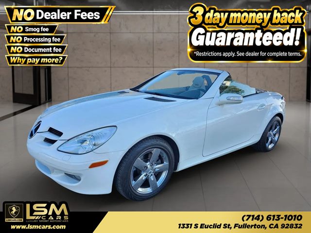 Alabaster White 2006 Mercedes-Benz SLK Convertible Rear-Wheel Drive Automatic