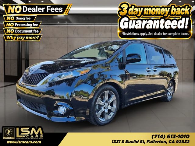 Attitude Black 2015 Toyota Sienna Minivan Front-Wheel Drive Automatic