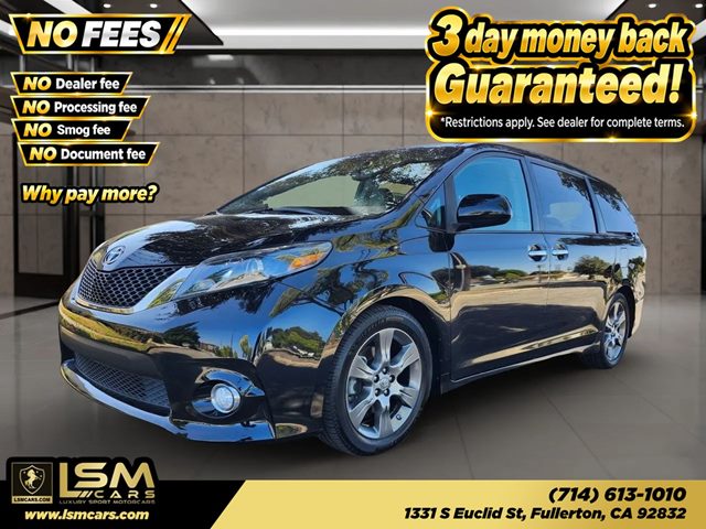 Attitude Black 2015 Toyota Sienna Minivan Front-Wheel Drive Automatic