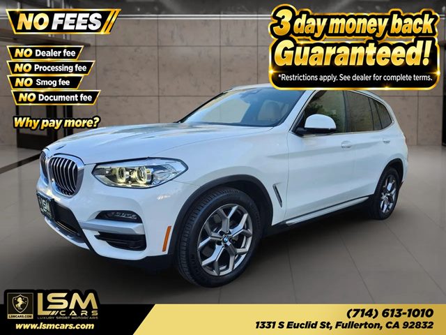 Alpine White 2021 BMW X3 SUV / Crossover Rear-Wheel Drive Automatic