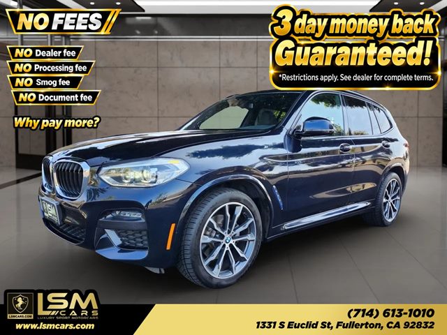 Carbon Black Metallic 2021 BMW X3 SUV / Crossover Rear-Wheel Drive Automatic