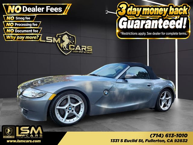 Titanium Silver Metallic 2008 BMW Z4 Convertible Rear-Wheel Drive
