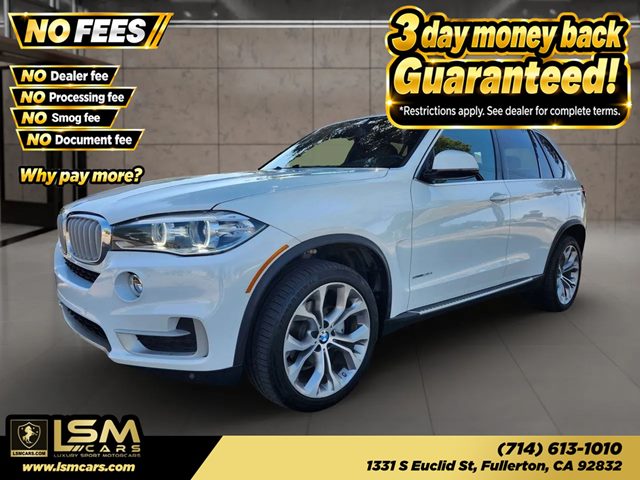White 2017 BMW X5 SUV / Crossover Rear-Wheel Drive Automatic