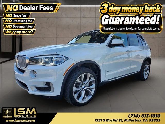 White 2017 BMW X5 SUV / Crossover Rear-Wheel Drive Automatic
