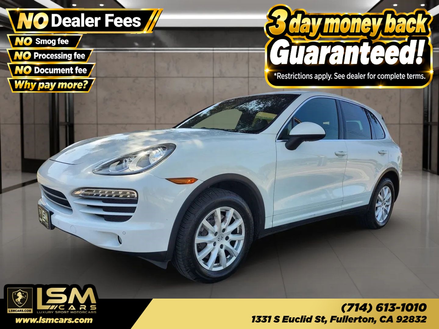White 2014 Porsche Cayenne SUV / Crossover All-Wheel Drive Automatic
