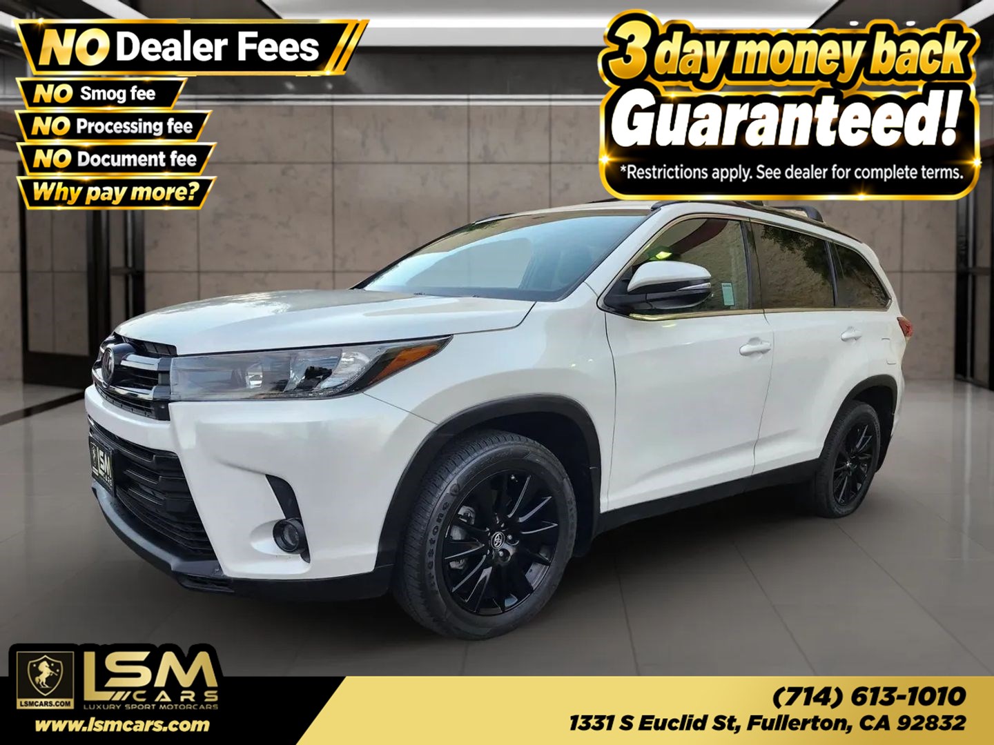 2019 Toyota Highlander SE/XLE