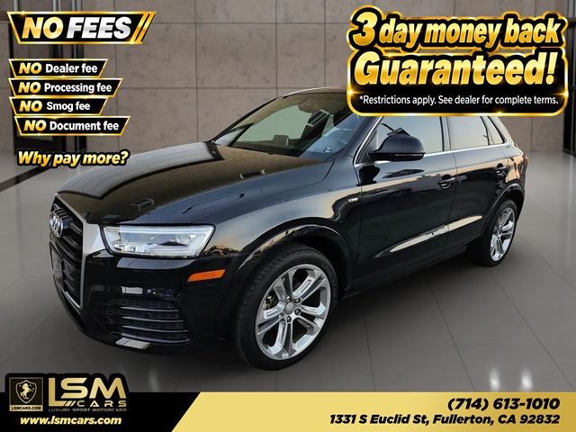 Black 2016 Audi Q3 SUV / Crossover All-Wheel Drive Automatic