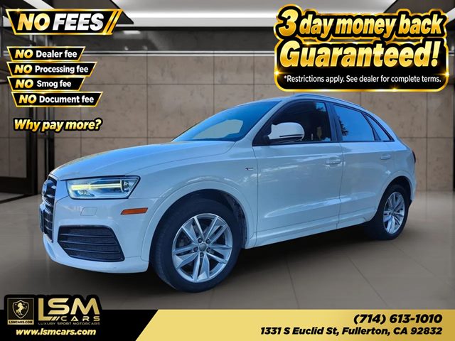 White 2018 Audi Q3 SUV / Crossover Front-Wheel Drive Automatic