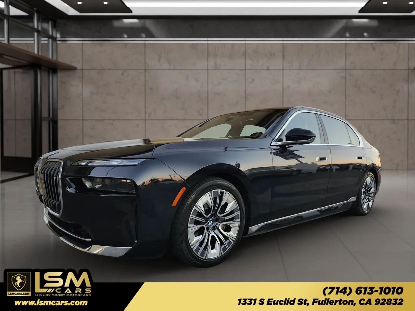 Carbon Black Metallic 2023 BMW i7 Sedan All-Wheel Drive Automatic