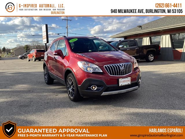 Winterberry Red Metallic 2016 Buick Encore Sport Touring AWD SUV / Crossover All-Wheel Drive Automatic