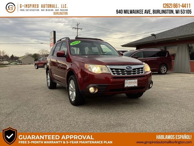 Camellia Red 2012 Subaru Forester 2.5X Limited SUV / Crossover All-Wheel Drive Automatic