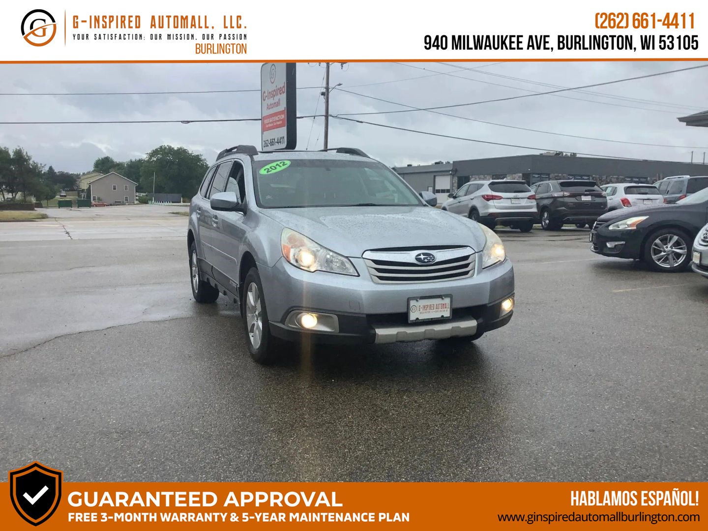 Sold 2012 Subaru Outback 3.6R Limited