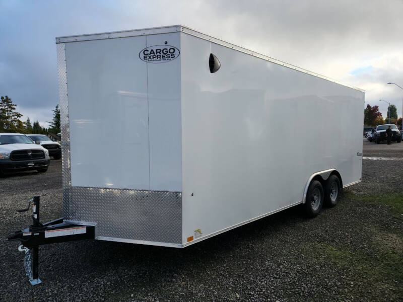 2024 Cargo Express KE10220SESVCH-100 8.5x20 XL SE Flat Top Sloped V-Nose Car Hauler