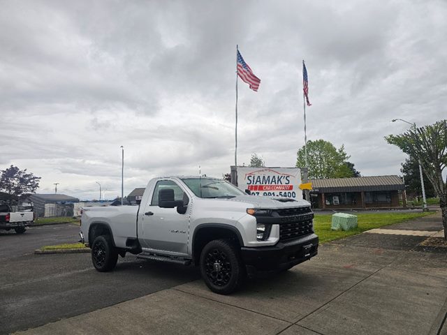 Silver Ice Metallic 2022 Chevrolet Silverado 3500HD Work Truck LB RWD Pickup Truck 4X2 Automatic