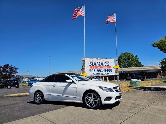 Polar White 2015 Mercedes-Benz E-Class E 400 Cabriolet RWD Convertible Rear-Wheel Drive Automatic