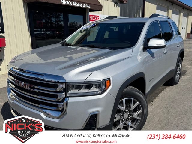 Quicksilver Metallic 2020 GMC Acadia SLE AWD SUV / Crossover Four-Wheel Drive Automatic