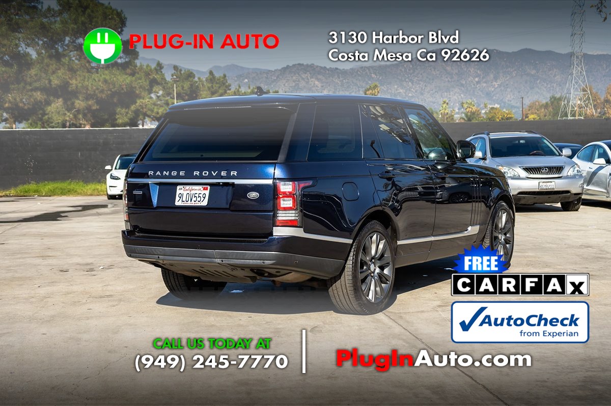 2016 Land Rover Range Rover SuperCharged photo 3