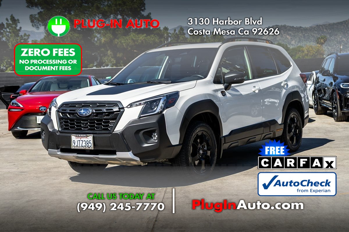 Crystal White Pearl 2023 Subaru Forester SUV / Crossover All-Wheel Drive Automatic