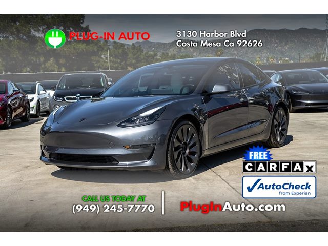 Gray 2023 Tesla Model 3 Sedan All-Wheel Drive Automatic