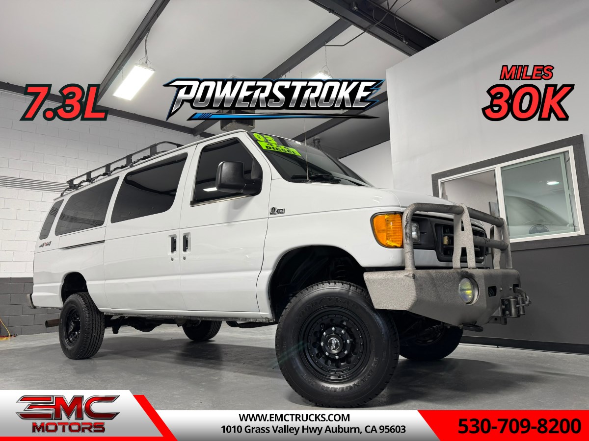 E350 4x4 Van Ford Econoline Diesel For Sale 2003 Ford E 350 E350