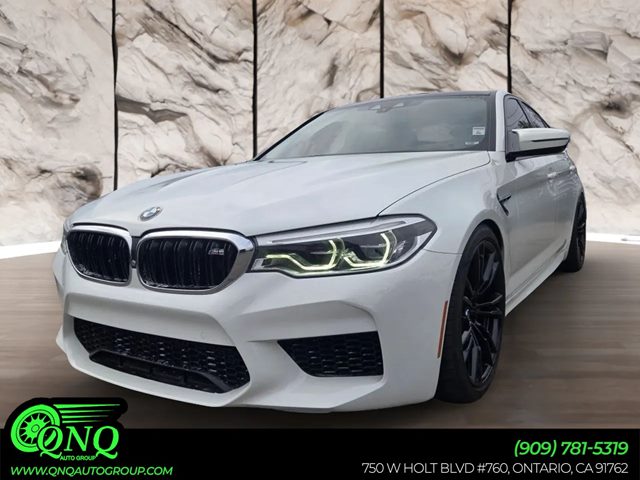 White 2019 BMW M5 AWD Sedan All-Wheel Drive Automatic