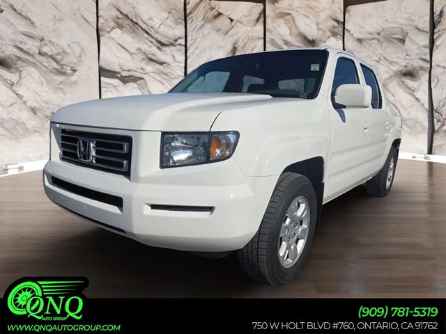 White 2006 Honda Ridgeline RTL Pickup Truck All-Wheel Drive Automatic