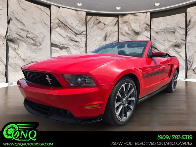 Red 2012 Ford Mustang GT Premium Convertible RWD Convertible Rear-Wheel Drive Automatic