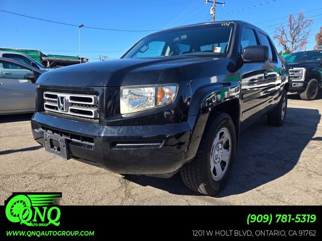 Black 2008 Honda Ridgeline Pickup Truck Four-Wheel Drive Automatic