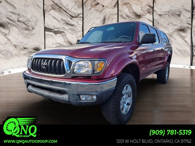 Red 2002 Toyota Tacoma Pickup Truck Rear-Wheel Drive Automatic
