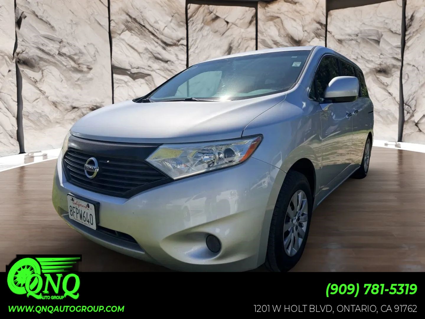 Silver 2013 Nissan Quest Minivan Front-Wheel Drive Automatic